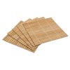 Set de 5 posavasos de bambú